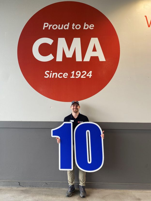 Happy 10-Year CMA Work Anniversary to Joey Kubistek!
