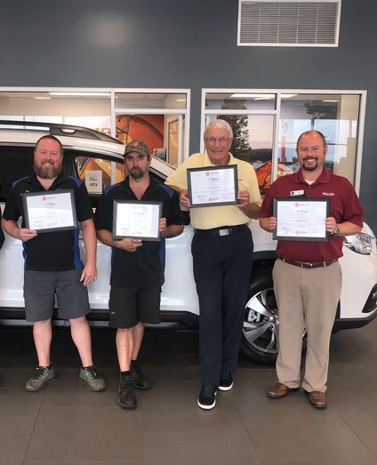 Happy 10-Year CMA Work Anniversary to Cody Harris, Joey Botkin, Frank Smith, and Charles Camp!